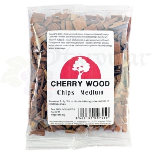 Płatki z Drzewa Wiśniowego CHEERY WOOD CHIPS MEDIUM 50G