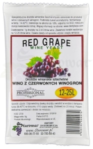 Drożdże Winiarskie WINE YEAST RED GRAPE - Wino z Czerwonych Winogron