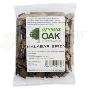 Płatki Dębowe Chipsy AROMA OAK MALABAR SPICY 50G