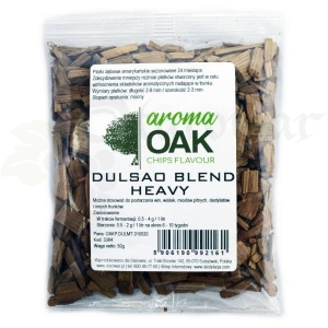 Płatki Dębowe Chipsy AROMA OAK DULSAO BLEND HEAVY 50G