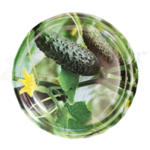 WIECZKO ZAKRĘTKA DO SŁOIKA 82MM WARZYWA /W12/ OGÓRKI zt