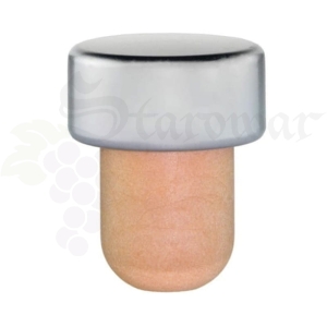 Korek Grzybek 19MM SILIKONOWY Srebrny