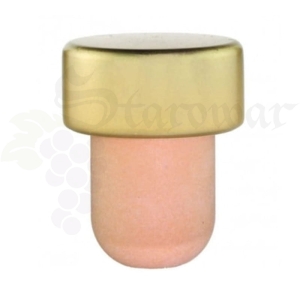 Korek Grzybek 19MM SILIKONOWY Złoty