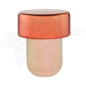 Korek Grzybek 19MM SILIKONOWY Miedziany