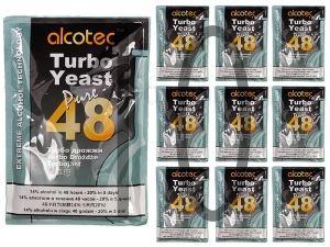 Drożdże Gorzelnicze ALCOTEC 48 TURBO PURE YEAST / 10 szt