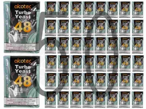 Drożdże Gorzelnicze ALCOTEC 48 TURBO PURE YEAST / 50 szt