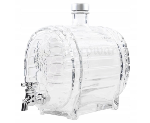 Słój Beczułka Szklana z Kranikiem KIŚĆ WINOGRON.jpg