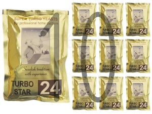 Drożdże Gorzelnicze TURBO STAR 24 / 10 szt