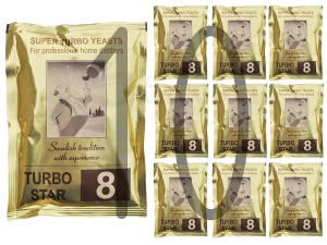 Drożdże Gorzelnicze TURBO STAR 8 / 10 szt