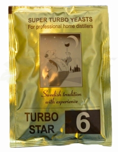 Drożdże Gorzelnicze TURBO STAR 6 / 25 szt