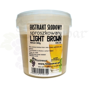 Ekstrakt Słodowy LIGHT BROWN sproszkowany 0,5kg