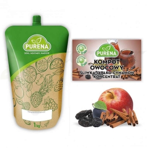 Koncentrat Kompot Owocowy Śliwka - Jabłko - Cynamon 1kg