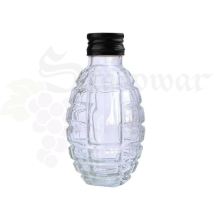 Butelka Szklana 100ML GRANAT z Zakrętką