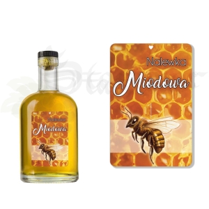 Etykieta na Butelkę Nalewka Miodowa et107 / 1 szt