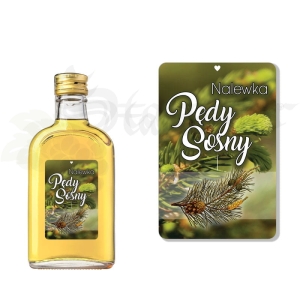 Etykieta na Butelkę Nalewka Pędy Sosny et108 / 1 szt