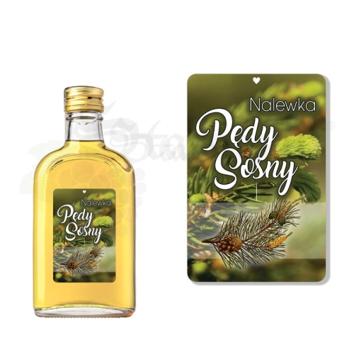 Etykieta na Butelkę Nalewka Pędy Sosny et108