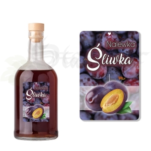 Etykieta na Butelkę Nalewka Śliwka et112 / 1 szt