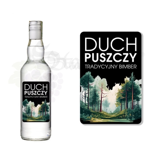Etykieta na Butelkę DUCH PUSZCZY et121