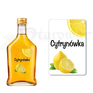 Etykieta na Butelkę CYTRYNÓWKA - Transparent ET128 / 1 szt