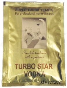 Drożdże Gorzelnicze TURBO STAR VODKA Turbo Pure / 50 szt