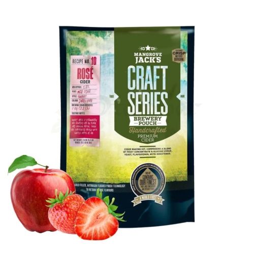 9074Mangrove Jack’s Rose Cider 2,4 kg – Koncentrat na 23L Cydru