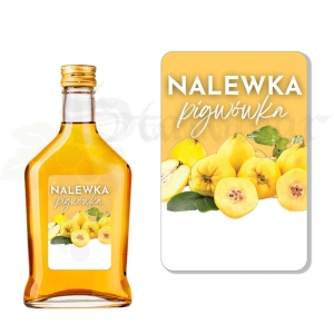 Etykieta na Butelkę Nalewka Pigwówka ET153 / 1 szt