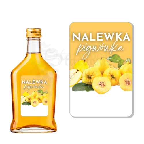 Etykieta na Butelkę Nalewka Pigwówka ET153 / 1 szt