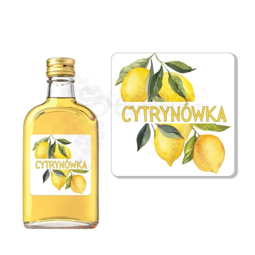 Etykieta na Butelkę Cytrynówka ET154 / 1 szt