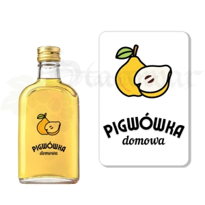 Etykieta na Butelkę Pigwówka Domowa (t) ET169 / 1 szt