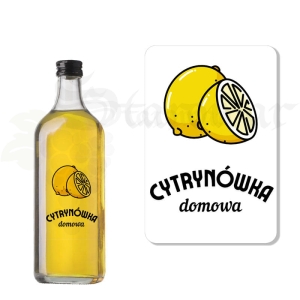 Etykieta na Butelkę Cytrynówka Domowa (t) ET170 / 1 szt