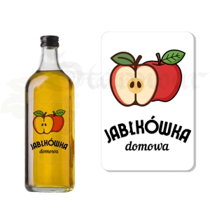 Etykieta na Butelkę Jabłkówka Domowa (t) ET171 / 1 szt