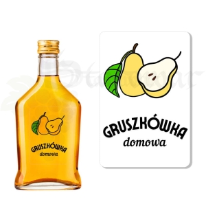 Etykieta na Butelkę Gruszkówka Domowa (t) ET172
