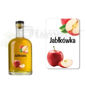 Etykieta na Butelkę Nalewka Jabłkowa (t) ET168 / 1 szt