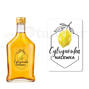 Etykieta na Butelkę Cytrynówka Nalewka ET178 (t) / 1 szt