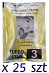 Drożdże Gorzelnicze TURBO STAR 3 / 25 szt