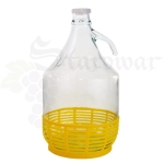 Butelka DAMA 5L w Koszyku Plastikowym z Uchwytem + Kapsel